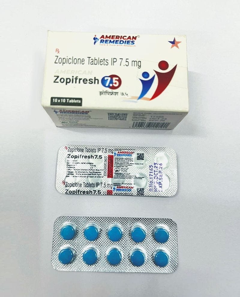 Zopifresh 7.5 (Zopiclone Tablets IP 7.5 mg)