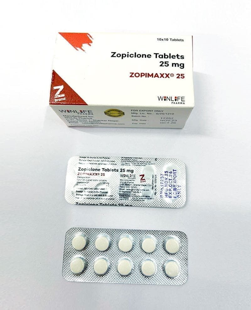 Zopimaxx® 25 (Zopiclone tablets 25 mg)