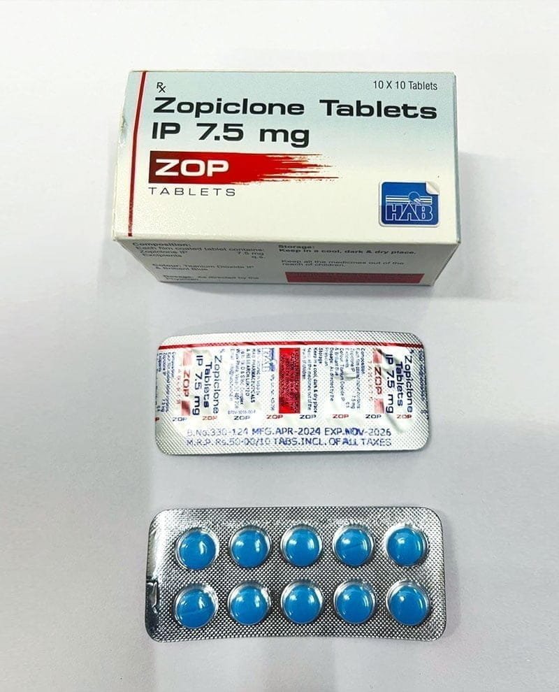 Zop (Zopiclone tablets IP 7.5 mg)