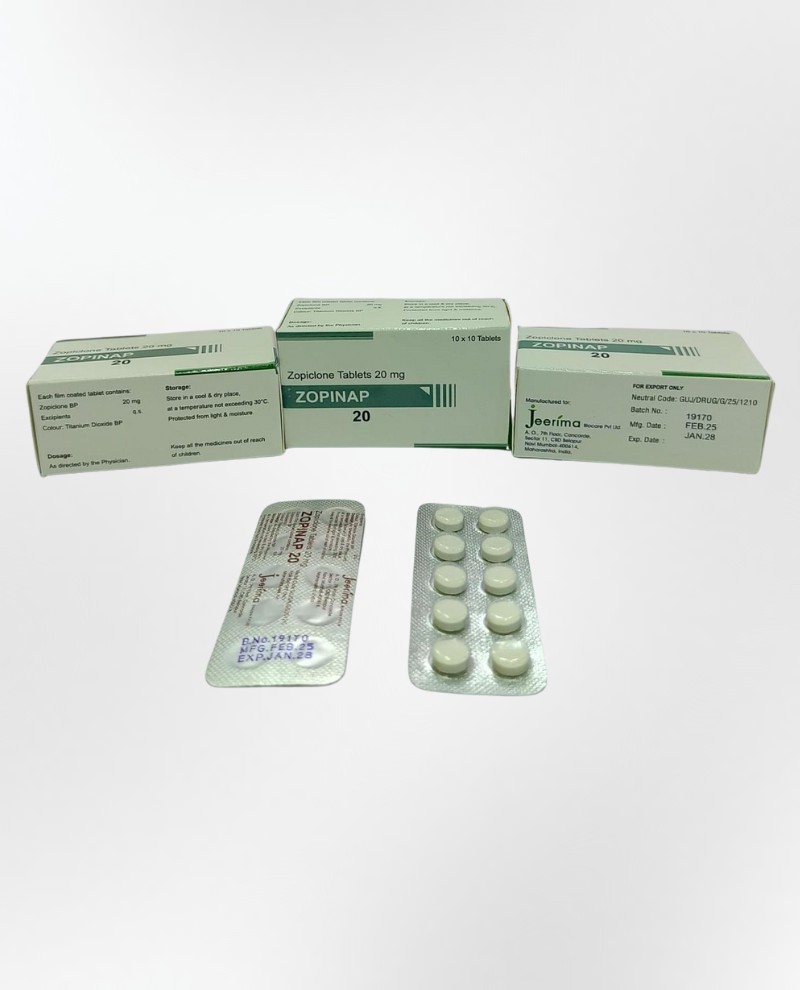 Zopinap 20 (Zopiclone tablets 20 mg)