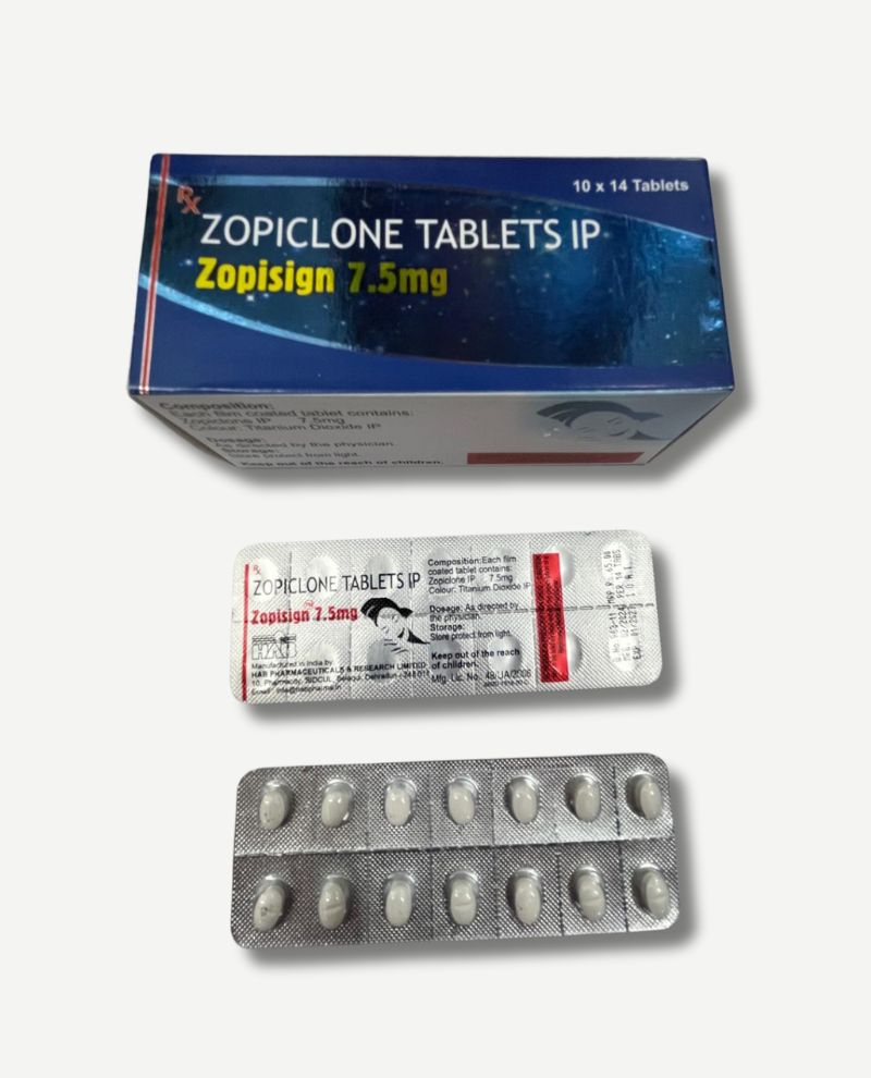 Zopisign 7.5 mg (Zopiclone tablets IP 7.5 mg)