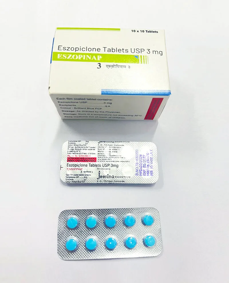 Eszopinap 3 (Eszopiclone tablets USP 3 mg)