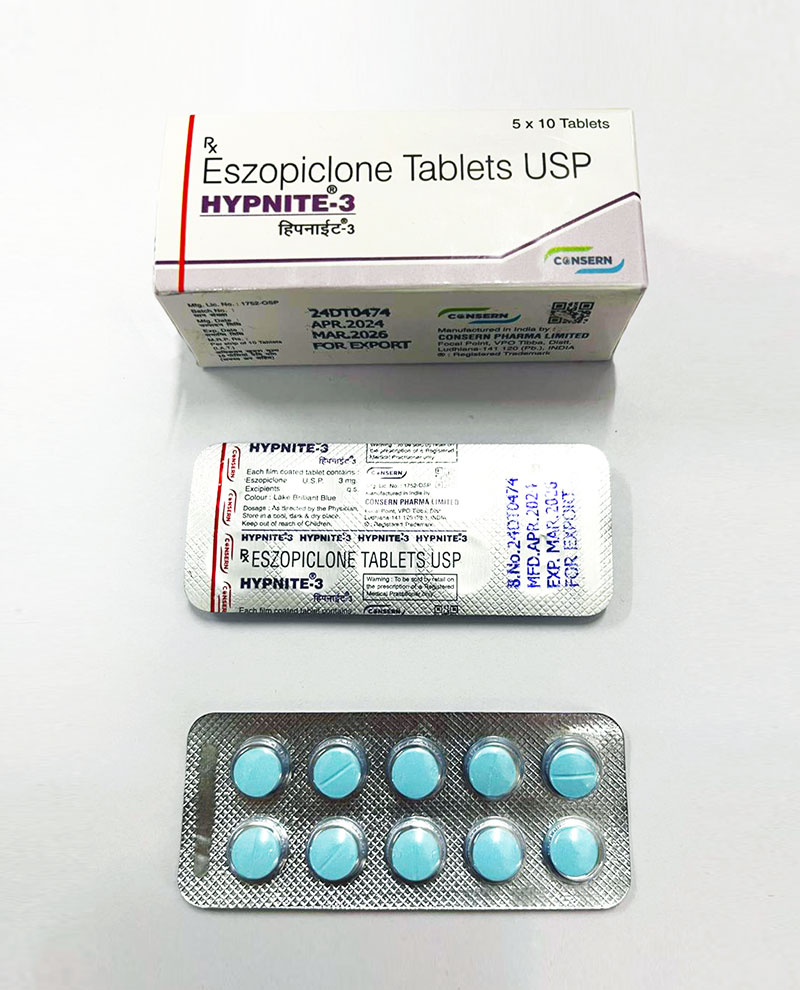 Hypnite-3 (Eszopiclone tablets USP 3 mg)