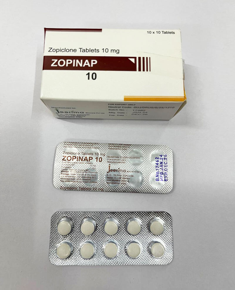 Zopinap 10 (Zopiclone tablets 10 mg)