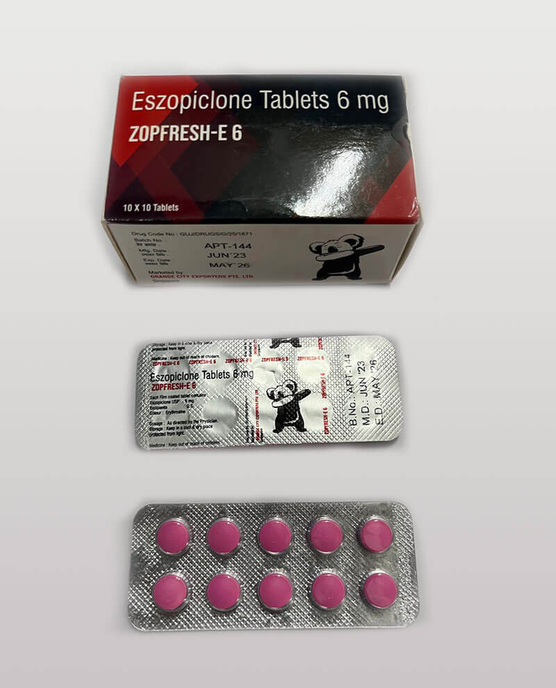 Zopfresh-E 6 (Eszopiclone tablets 6 mg)