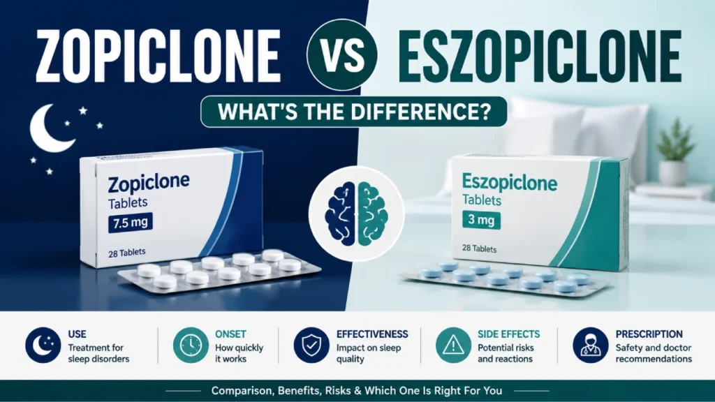 Zopiclone vs Eszopiclone: What’s the Difference?