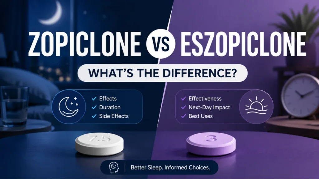 Zopiclone vs Eszopiclone: What’s the Difference?