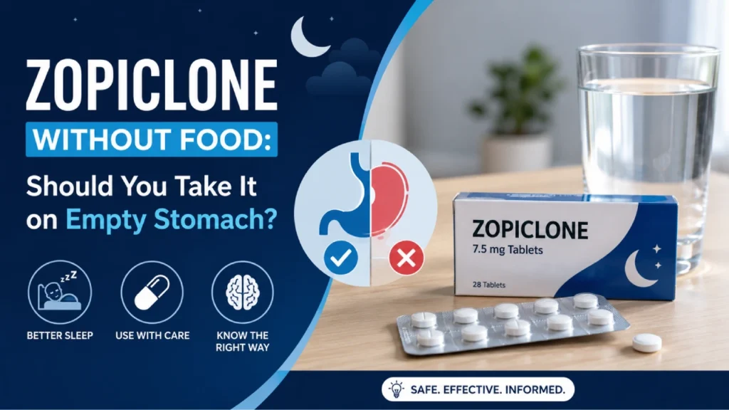 Zopiclone Without Food: Should You Take It on an Empty Stomach?