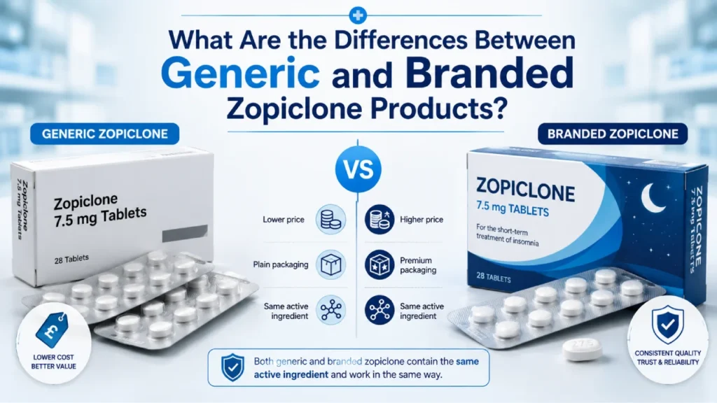 What Are the Differences Between Generic and Branded Zopiclone Products?