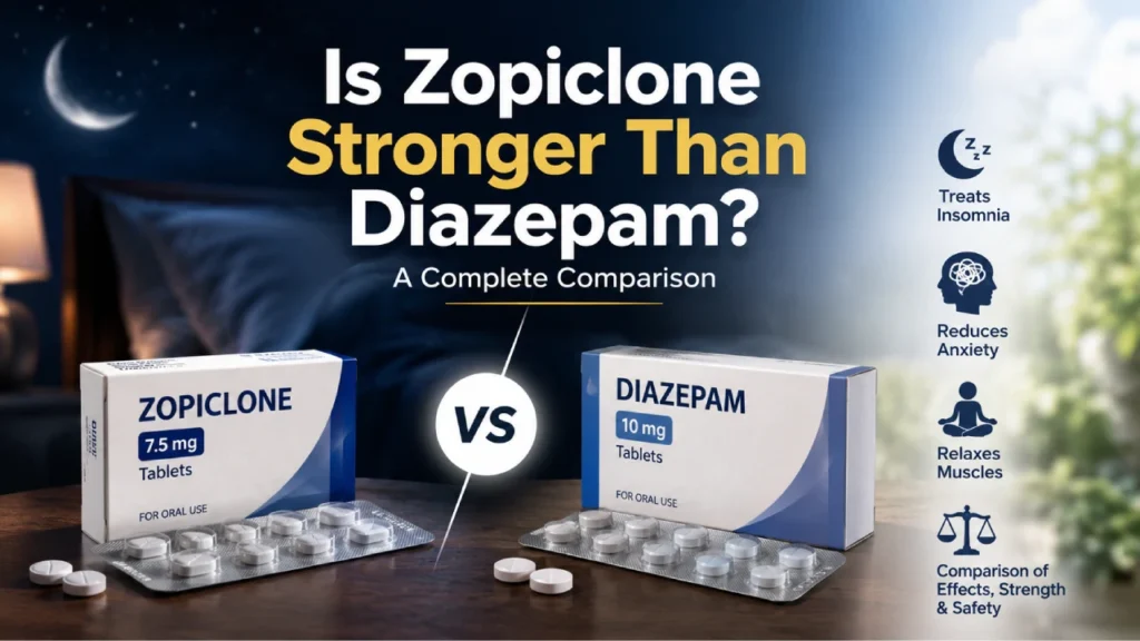 Is Zopiclone Stronger Than Diazepam? A Detailed Comparison for Better Sleep