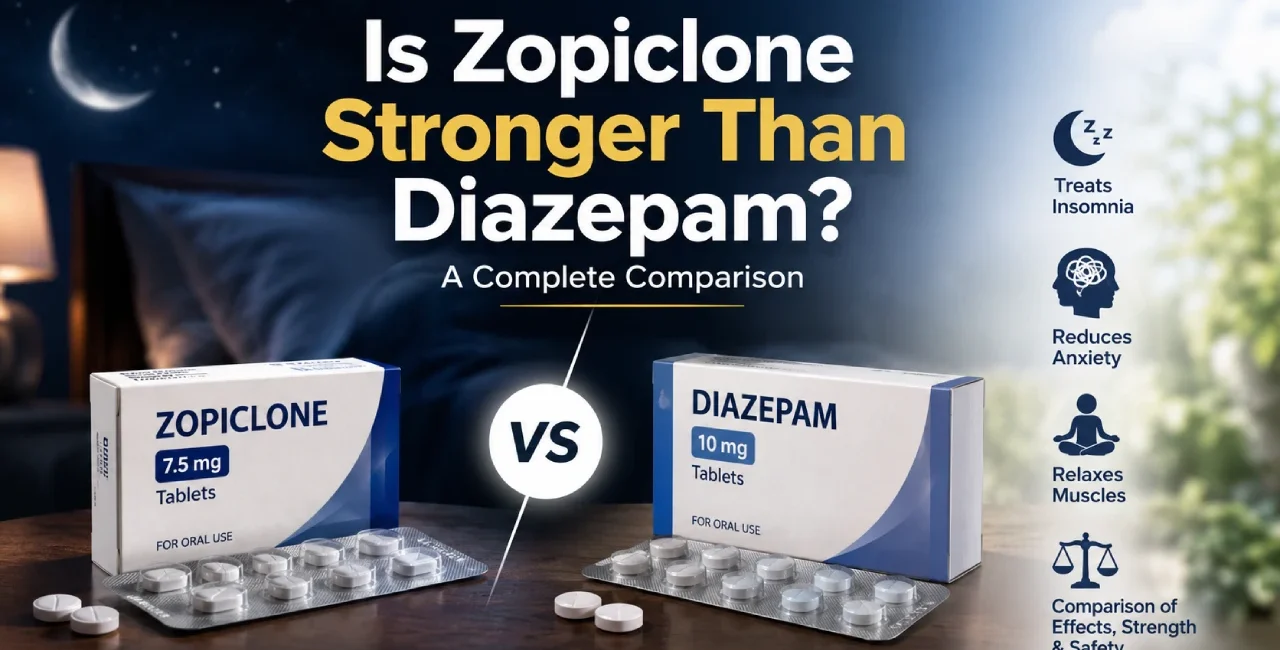 Is Zopiclone Stronger Than Diazepam? A Detailed Comparison for Better Sleep