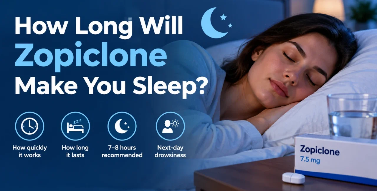 How Long Will Zopiclone Make You Sleep?